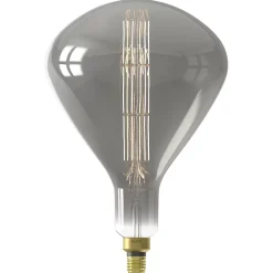 Ampoule LED XXL Sydney gris dimmable E27 Amphore ⌀ 25cm 250lm 7,5W blanc chaud Calex