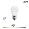 Ampoule sphérique LED E27 8,5W 940 lm 4000K lumière du jour EDM - EDM 98726