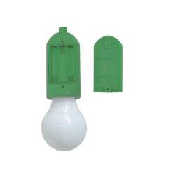 Ampoule suspendue vert l.5,6 x H.27 cm