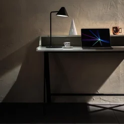Antares Lampe de Table LED en Métal Noir