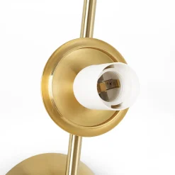 Aplique mural Double Boule Grande en Cristal ANA 220mm en Métal Doré - Douille E272 pour Intérieur Design Élégant et Mi