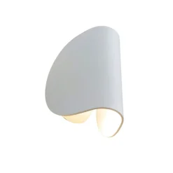 Applique blanche aluminium orientable IP54 - Notte