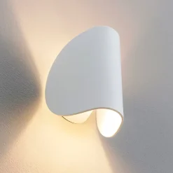 Applique blanche aluminium orientable IP54 - Notte