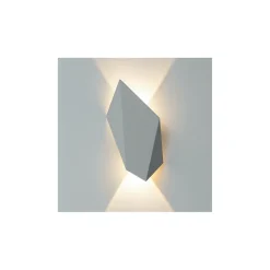 Applique blanche LED au design géométrique - Giada