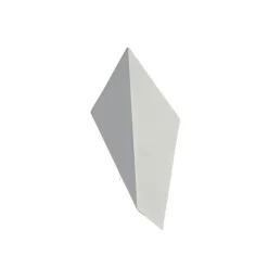 Applique blanche LED au design géométrique - Giada
