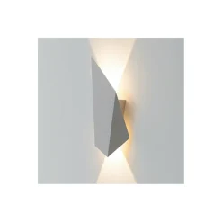 Applique blanche LED au design géométrique - Giada