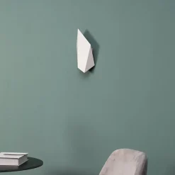 Applique blanche LED au design géométrique - Giada