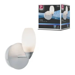 Applique Carina IP44 G9 230V max. 28W gradable Chrome mat Satiné