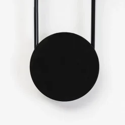 Applique cercle noir suspendu - Pise
