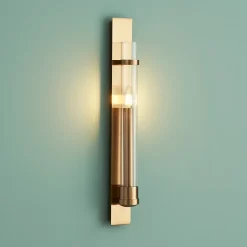 Applique cylindrique vintage métal doré - Anabela