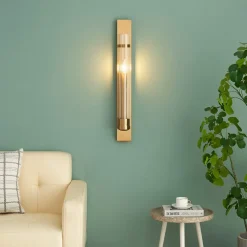 Applique cylindrique vintage métal doré - Anabela