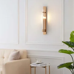 Applique cylindrique vintage métal doré - Anabela