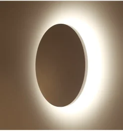 Applique d'atmosphère ronde blanche extérieur D13 cm - Lunar