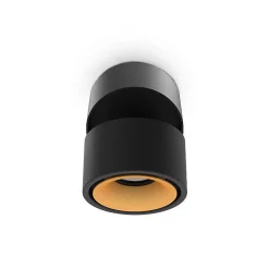 Applique décorative LED - Noir/Doré - 6W - CCT 3 températures - Orientable