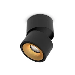 Applique décorative LED - Noir/Doré - 12W - CCT 3 températures - Orientable