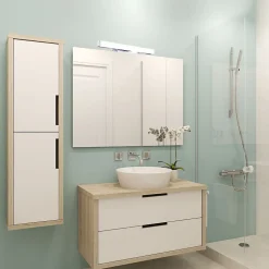 Applique de salle de bain 41 cm chrome - Voltman