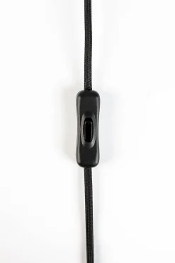 Applique design noir mat 3 boules de verre - Boite à design