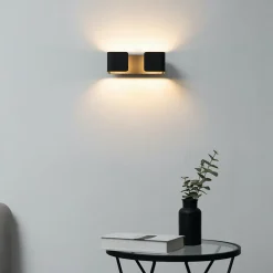 Applique design rectangulaire noire - Foss