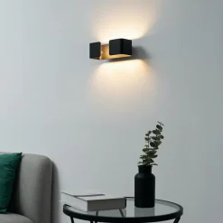 Applique design rectangulaire noire - Foss