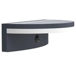 Applique d'extérieur à energie solaire avec capteur LED intégrée Vyzor gris anthracite IP44 7W 1000lm Lutec