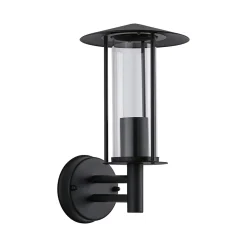 Applique d'extérieur Classic IP44 173mm max. 15W 230V Gris foncé Métal Verre