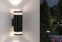 Applique d'extérieur Colum résistant à l'eau de mer IP44 80x223mm max. 2x20W 230V Anthracite Aluminium