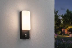 Applique d'extérieur LED Bonnie Détecteur de mouvement crépusculaire (IR) favorable aux insectes IP44 93x263mm 2200 - 3000K 8,5W 5