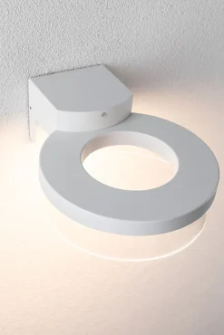 Applique d'extérieur LED Capera Détecteur de mouvement crépusculaire (IR) IP44 231mm 3000K 8W / 1,2W 700lm / 0lm 230V Blanc Alumin