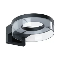 Applique d'extérieur LED Capera Détecteur de mouvement crépusculaire (IR) IP44 231mm 3000K 8W / 1,2W 700lm / 0lm 230V Anthracite A