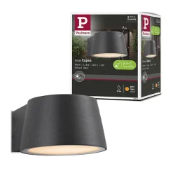 Applique d'extérieur LED Capea favorable aux insectes IP44 96x128mm 2200K 6W 550lm 230V 98 Anthracite Aluminium