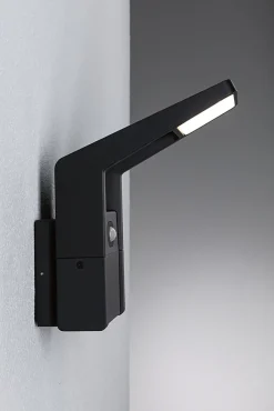 Applique d'extérieur LED Juntea Détecteur de mouvement crépusculaire (IR) IP44 140x250mm 3000K 11W 900lm 230V Anthracite Aluminium