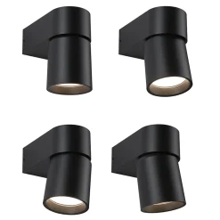 Applique d'extérieur LED Kimu IP44 cylindrique 80mm 3000K 8W 500lm 230V 70 Anthracite Aluminium