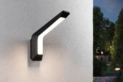 Applique d'extérieur LED Merano Détecteur de mouvement crépusculaire (HF) IP44 90x328mm 3000K 14W 950lm 230V Anthracite Aluminium