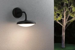 Applique d'extérieur LED Nostro résistant à l'eau de mer IP44 rond 180x250mm 3000K 10W 900lm 230V Anthracite Aluminium