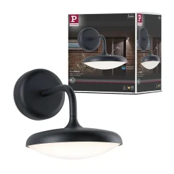 Applique d'extérieur LED Nostro résistant à l'eau de mer IP44 rond 180x250mm 3000K 10W 900lm 230V Anthracite Aluminium