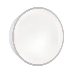 Applique d'extérieur LED Platomo résistant à l'eau de mer IP44 rond 180mm 3000K 14,5W 1200lm 230V Blanc Matière plastique
