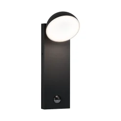 Applique d'extérieur LED Puka résistant à l'eau de mer IP44 rond 110x315mm 3000K 8,5W 460lm 230V Anthracite Aluminium