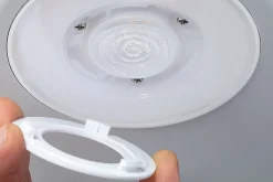 Applique d'extérieur LED Silma Détecteur de mouvement crépusculaire (IR) IP44 65x186mm 3000K 5,5W / 0,7W 600lm / 0lm 230V Blanc Al