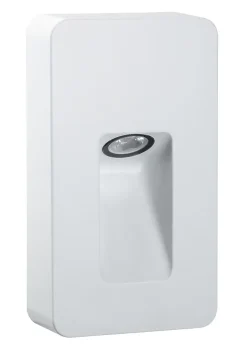 Applique d'extérieur LED Slot IP44 rond 93x163mm 2700K 2,4W 120lm 230V 30 Blanc dépoli Aluminium