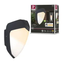 Applique d'extérieur LED Smart Home Zigbee 3.0 Ikosea favorable aux insectes IP44 50x203mm Tunable Warm 4,4W 350lm 230V Anthracite