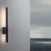 Applique d'extérieur LED Stan résistant à l'eau de mer IP44 600mm 3000K 9W 220lm 230V Anthracite Aluminium