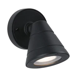 Applique d'extérieur Trian résistant à l'eau de mer IP44 rond 100x130mm max. 35W 230V Anthracite Aluminium