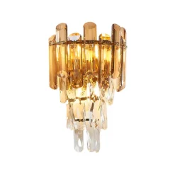 Applique dorée cristal prestige cascade de pampille - Elemia