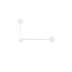 Applique Eclipsia Blanche - 325x520x64mm 2xGX53 - Applique métal 2 bras - Bras long à droite