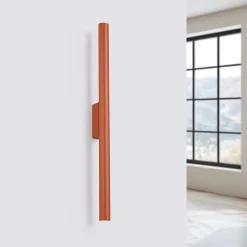 Applique en acier 2 ampoules 4000K - 2.5x5x50cm Sollux