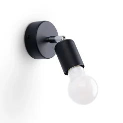 Applique en acier 1 ampoule 4000K - 8x8x14cm Sollux