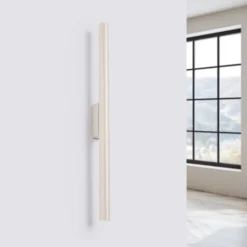 Applique en acier 2 ampoules 4000K - 2.5x5x50cm Sollux