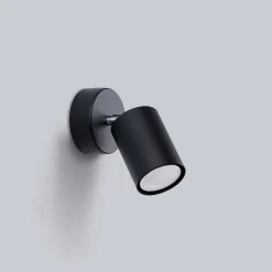 Applique en acier 1 ampoule 4000K - 8x8x18.5cm Sollux