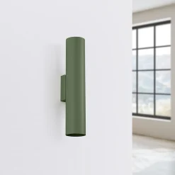 Applique en acier 2 ampoules 3000K - 6x8x30cm Sollux