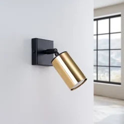 Applique en acier 1 ampoule 4000K - 8x8x18.5cm Sollux